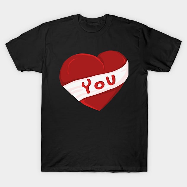 heart T-Shirt by Jakavonis